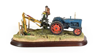 Lot 4 - Border Fine Arts 'A Day's Work Ditching', model No. B0832 by Ray Ayres, limited edition...