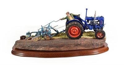 Lot 12 - Border Fine Arts 'At the Vintage' (Fordson E27N Tractor), model No. B0517 by Ray Ayres, limited...