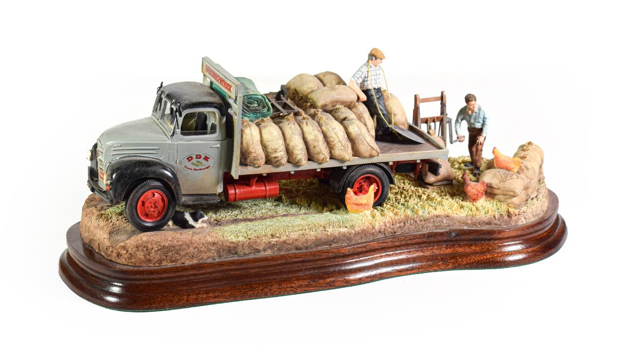 Lot 29 - Border Fine Arts 'Easy Pickings' (D.D Kirkpatrick Corn Exchange Wagon), model No. B1330 by Ray...