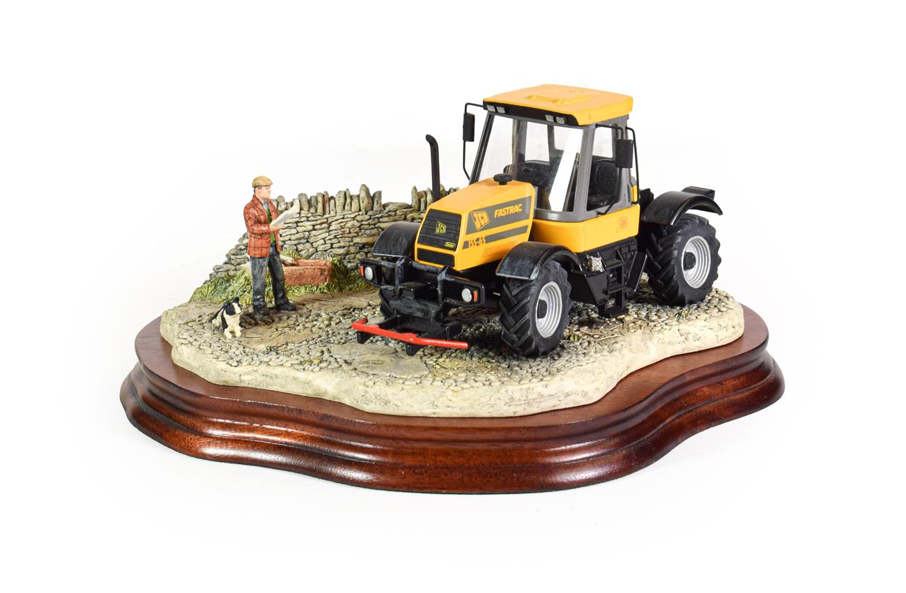 Lot 32 - Border Fine Arts 'Frontiers of Farming' (Fastrac JCB), model No. B0273 by Kirsty Armstrong, limited