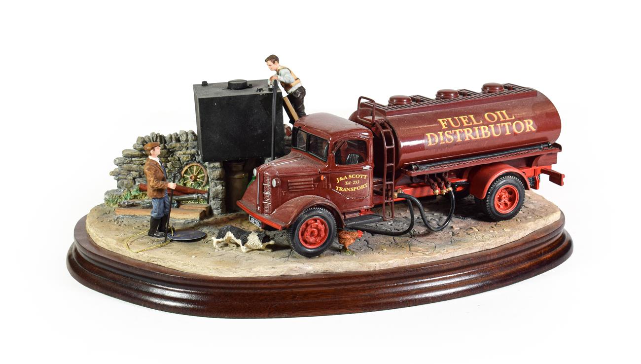 Lot 34 - Border Fine Arts 'Fuelling the Farm', model No. B1161 by Ray Ayres, limited edition 329/500, on...