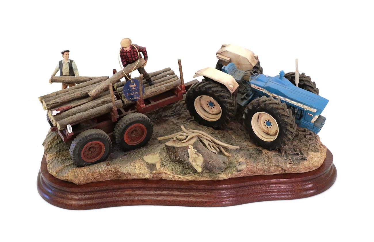 Lot 38 - Border Fine Arts 'Hard Work By Hand', model No. B1249 by Ray Ayres, limited edition 36/500, on wood