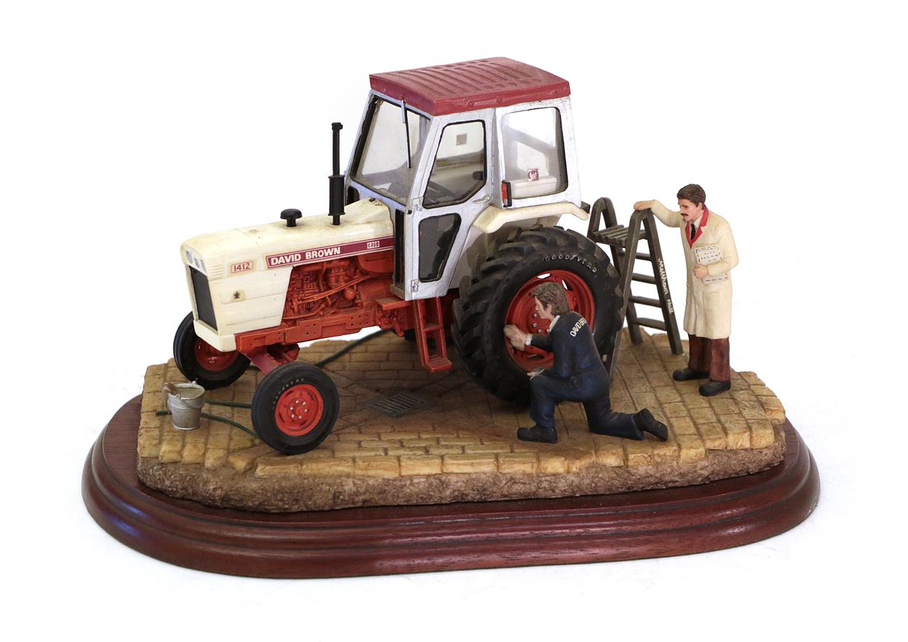 Lot 80 - Border Fine Arts Studio Tractor 'Getting Ready for Smithfield', model No. A2143 by Ray Ayres,...