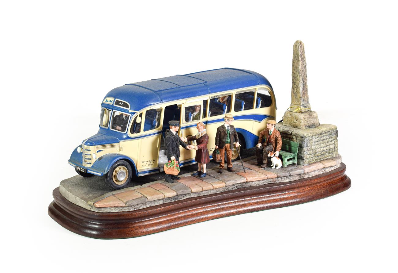 Lot 87 - Border Fine Arts 'The Country Bus', model No. B1235 by Ray Ayres, limited edition 15/350, on...