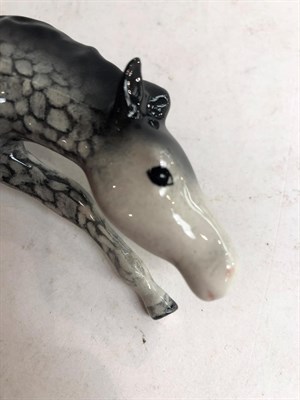 Lot 112 - Beswick Foal (Grazing), First Version, model No. 946, Rocking horse grey gloss