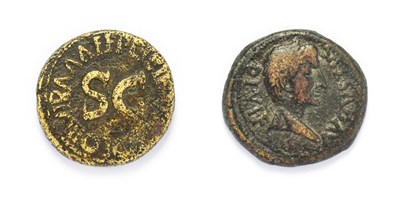 Lot 4003 - Ancient Rome, 2 x Copper Alloy Coins of Augustus, (27 B.C. - 14 A.D.) consisting of: Augustus,...