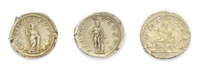 Lot 4012 - Ancient Rome,3 x Silver Coins consisting of: Gordian III (238 - 244 A.D.), silver antoninaius...