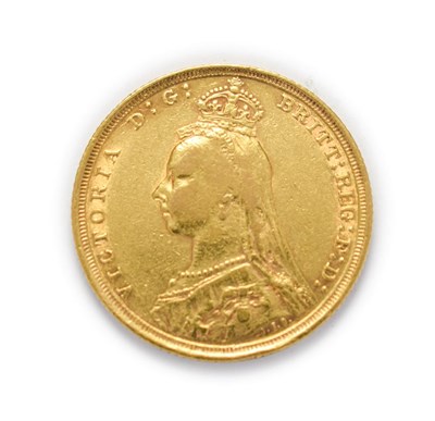 Lot 4033 - Victoria (1837 - 1901), 1889 Sydney Mint Sovereign. Obv: Jubilee bust of Victoria left, J.E.B....