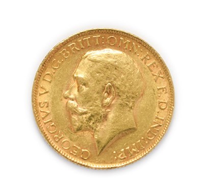 Lot 4051 - George V (1910 - 1936), 1925 South Africa Mint Sovereign. Obv: Bare head of George V left, B.M....