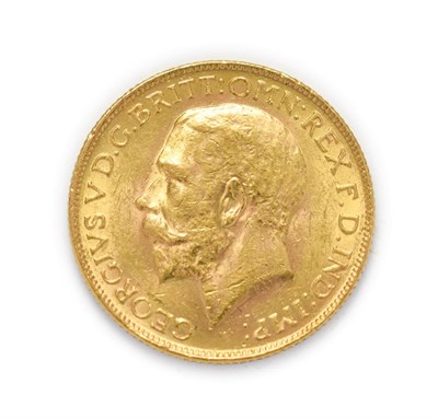 Lot 4053 - George V (1910 - 1936), 1928 South Africa Mint Sovereign. Obv: Bare head of George V left, B.M....