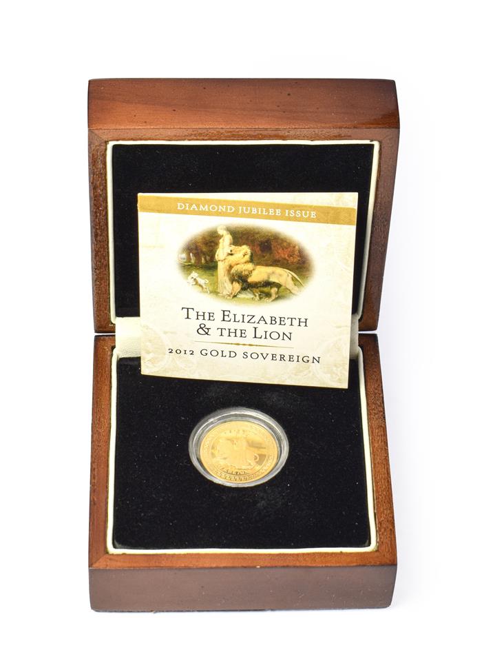 Lot 4088 - Tristan Da Cunha, 2012 Sovereign. 7.99g of 22ct (.916) gold. Obv: Crowned head of Elizabeth II...