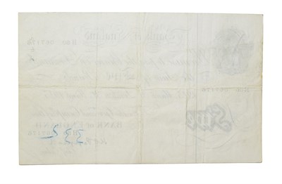 Lot 4104 - Great Britain, London, 1945 Five Pounds. K. O. Peppiatt signature, serial number: H80 0671796....