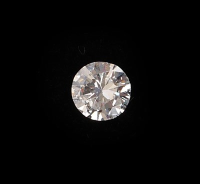 Lot 2089 - A Loose Round Brilliant Cut Diamond, weighing 1.27 carat approximately  Accompanied by an...