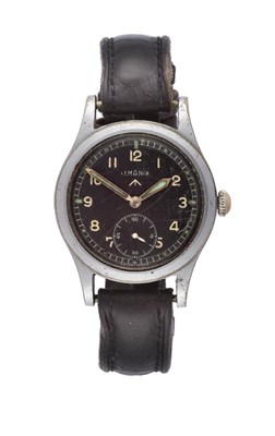 Lot 2119 - A World War II Military Wristwatch, signed Lemania, known by collectors as one of ''The Dirty...
