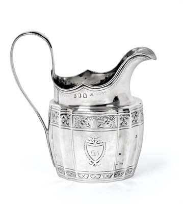 Lot 2190 - A George III Irish Silver Cream-Jug, Maker's Mark ?B, Probably GB for Gustavus Byrne, Dublin, 1801