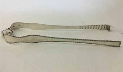 Lot 2210 - A Pair of George III Provincial Silver Asparagus-Tongs, by John Langlands and John Robertson,...
