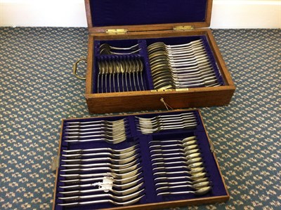 Lot 2216 - A George III, George IV, Victorian, and George V Silver Table-Service, Mostly by David Landsborough
