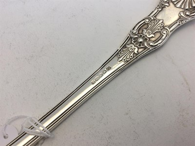 Lot 2218 - A William IV Irish Silver Soup-Ladle, by Christopher Cummins, Dublin, 1833, Queen's pattern,...