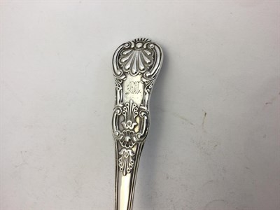 Lot 2218 - A William IV Irish Silver Soup-Ladle, by Christopher Cummins, Dublin, 1833, Queen's pattern,...