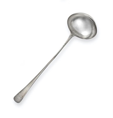 Lot 2226 - A George III Silver Soup-Ladle, by Thomas and William Chawner, London, Circa 1770, Old English...