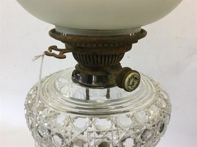 Lot 2248 - An Edward VII Silver Oil-Lamp, by Mappin Brothers, Sheffield, 1901, on stepped square base with...