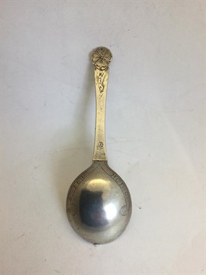 Lot 2275 - A Scandinavian Silver Spoon, Maker's Mark Script HB or JHB, 1704, Probably Norwegian, the...