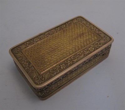 Lot 2276 - A French Empire Silver-Gilt Musical-Box, by L. Baudin, Paris, 1809-1819, oblong, the hinged...