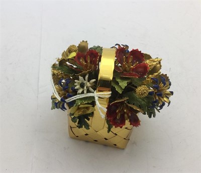 Lot 2285 - A Continental Silver-Gilt and Vari-Colour Enamel Ornament, Retailed by Cartier, Designed by...