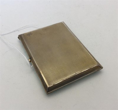 Lot 2286 - A George V Silver and Enamel Cigarette-Case, by Henry Clifford Davis, Birmingham, 1929, oblong, the
