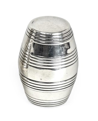 Lot 2307 - A George III Silver Nutmeg-Grater, by Samuel Meriton, London, 1789, in the form of a tapering...