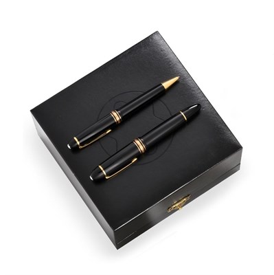 Lot 2315 - A Montblanc Meisterstück No. 149 Fountain-Pen, Numbered GK1011726, the black resin body with...