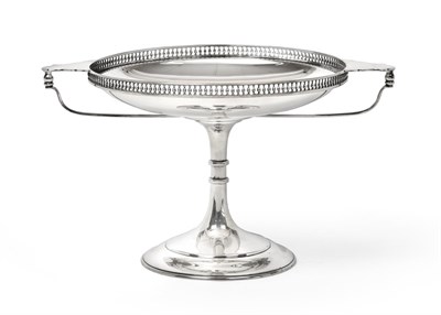 Lot 2327 - A George V Silver Pedestal-Dish, by James Henry and Herbert Barraclough, Sheffield, 1910, the...