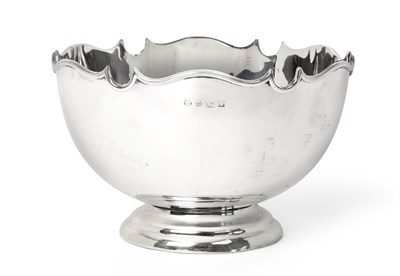 Lot 2329 - An Elizabeth II Silver Rose-Bowl, by Barker Brothers Silver Ltd., Birmingham, 1960, tapering and on
