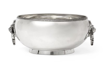Lot 2348 - A George VI Silver Bowl, by Alexander Clark and Co Ltd., Birmingham, 1942, bombé and on collet...