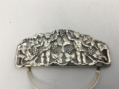 Lot 2366 - A Set of Six Victorian Silver Place-Card Holders, by Julius Rosenthal and Samuel Jacob, London,...