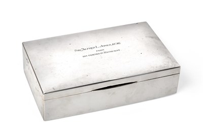 Lot 2373 - An Edward VII Silver Cigar-Box, by The Goldsmiths and Silversmiths Co. Ltd., London, 1902,...