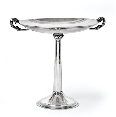 Lot 2382 - An Edward VIII Silver Dessert-Stand, by Charles Boyton, London, 1926, the bowl circular and on...