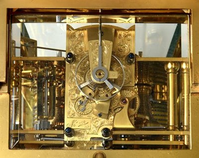 Lot 279 - A Rare and Impressive Limited Edition Giant Chronometer Carriage Clock, signed Sinclair...