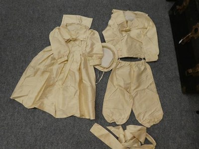 Lot 1004 - Quantity of assorted items including textiles, bedding, costume, children's costume including...