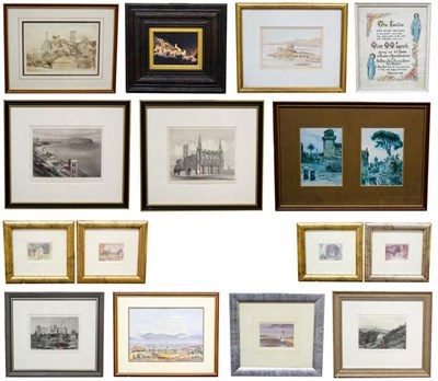Lot 1162 - A mixed lot of 19th/20th century prints and watercolours to include William Russell Flint and...