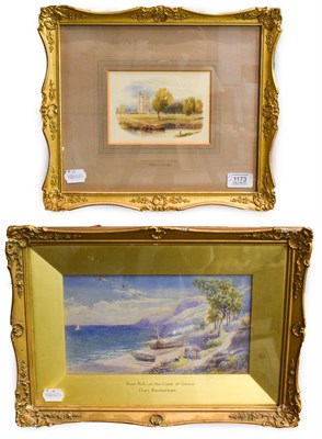 Lot 1173 - Attributed to Miles Burkett Foster, Cambuskenneth abbey signed watercolour together with a...