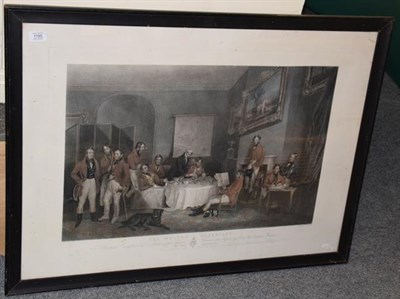 Lot 1195 - After Francis Grant, the Melton Breakfast, print, 55cm by 80cm