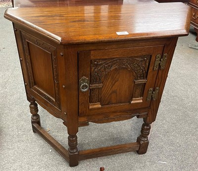 Lot 1397 - A Wood Brothers nest of tables of rectangular graduated form, raised on turned legs with block...
