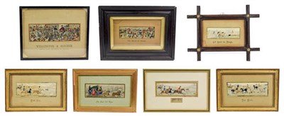 Lot 124 - A Collection of Seven Various Stevengraphs, late 19th century, titled God Speed the Plough,...