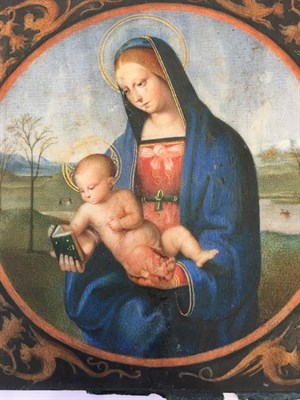 Lot 151 - Manner of Giovanni Battista Salvi called Il Sassoferrato (Italian, 1609-1685): Madonna and Child in