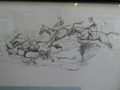 Lot 191 - Charles Johnson Payne ''Snaffles'' (1884-1967) ''A Bona Fide Fox Chaser'' Signed in pencil,...