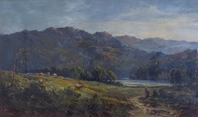 Lot 268 - Attributed to Arthur de Breanski (19th/20th century) Along the hills, Worth water Bears...