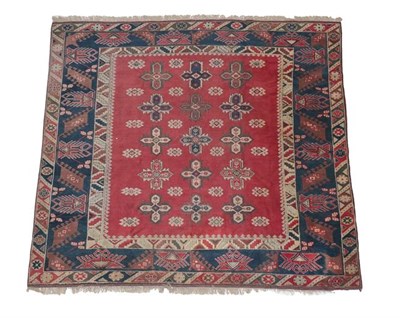 Lot 385 - Dosemalti Carpet of unusual size West Turkey, 2nd half 20th century The brick red field with...