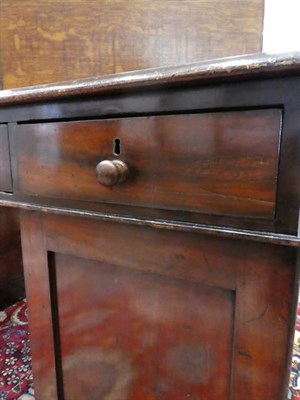 Lot 555 - A Victorian Mahogany Double Pedestal Partners' Desk, circa 1870, the modern green and gilt...