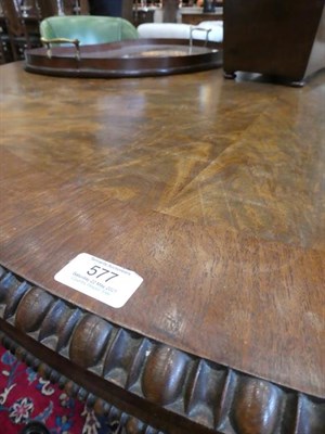 Lot 577 - A George IV Mahogany and Crossbanded Flip-Top Circular Dining Table, 2nd quarter 19th century,...